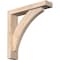 Ekena Millwork Thorton Block Smooth Bracket w/ Offset Brace, Douglas Fir, 3 1/2"W x 16"D x 16"H BKT0402X16X16THR05SDF - alternate 1